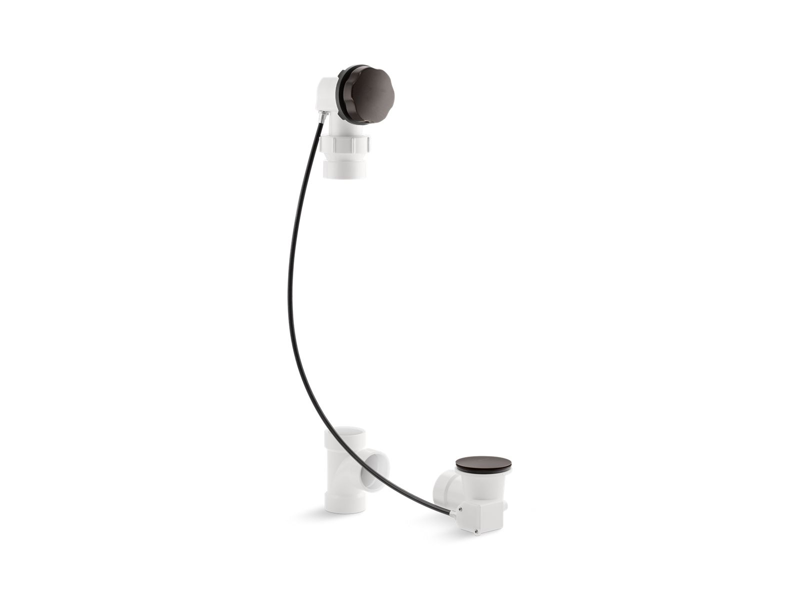 Clearflo Cable bath drain, less PVC tubing