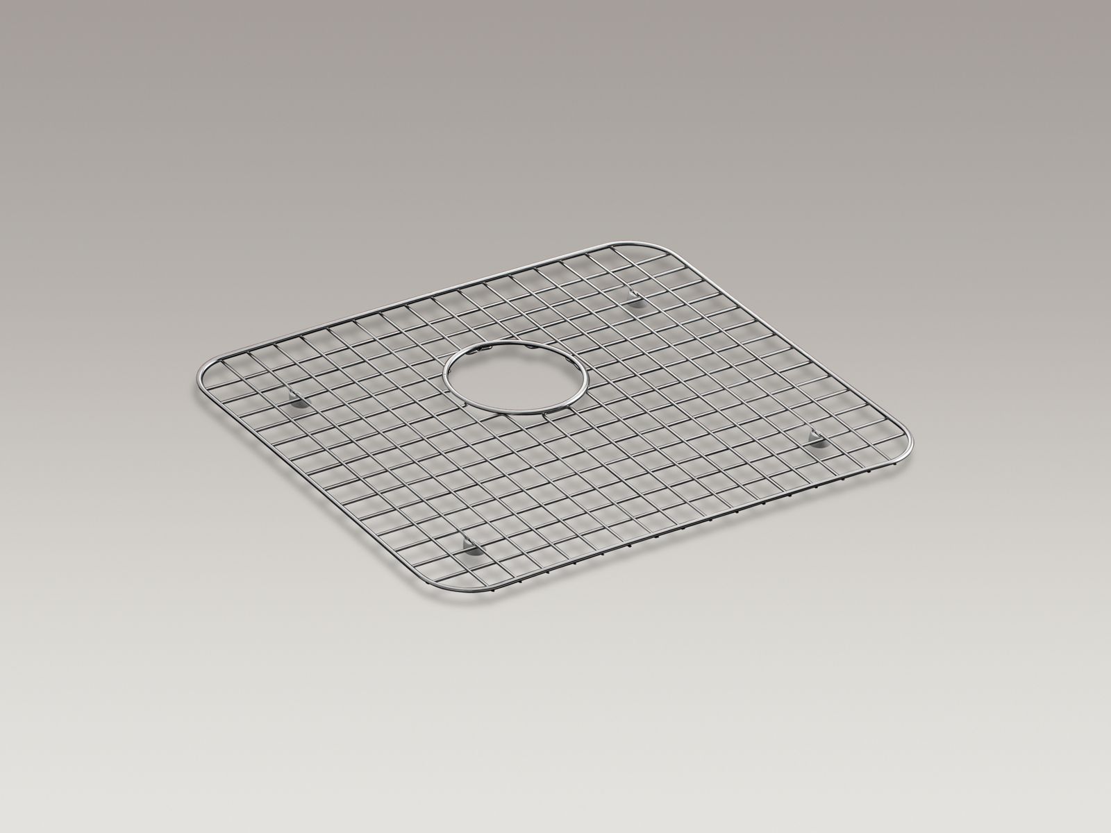 Bayview™ Stainless steel sink rack, 17-3/16" x 14-15/16"