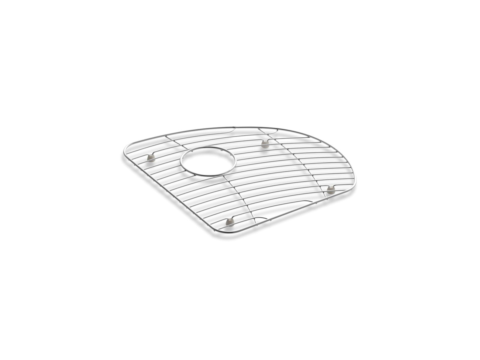 Undertone® Stainless steel sink rack for right bowl, 14-1/4" x 14-3/4"