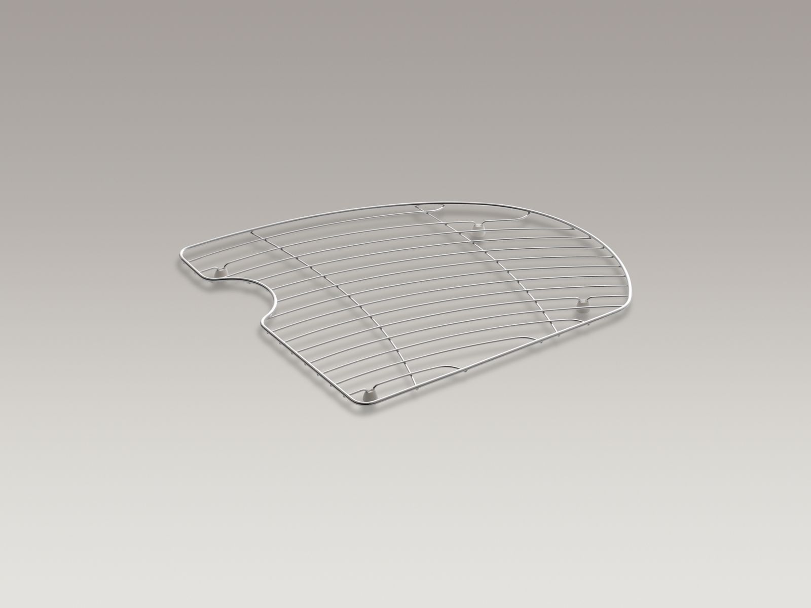 Undertone® Stainless steel sink rack for right bowl of K-3185 sink