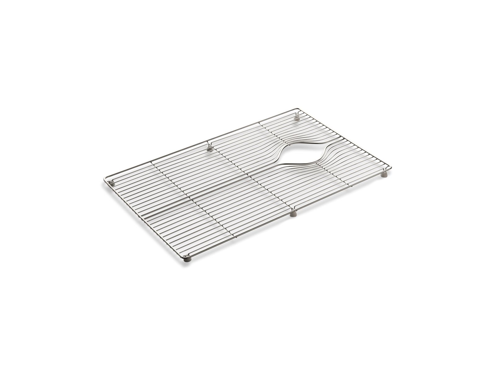 Indio® Stainless steel sink rack, 24-3/8" x 15"