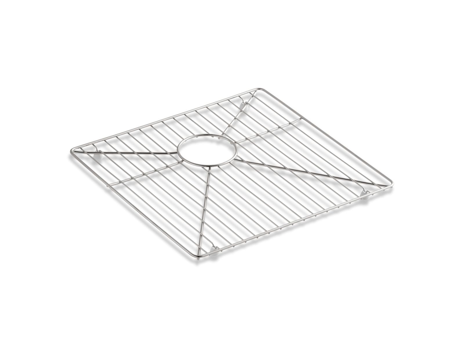 Vault™ Strive® Stainless steel sink rack for left bowl, 16-15/16" x 15-15/16"