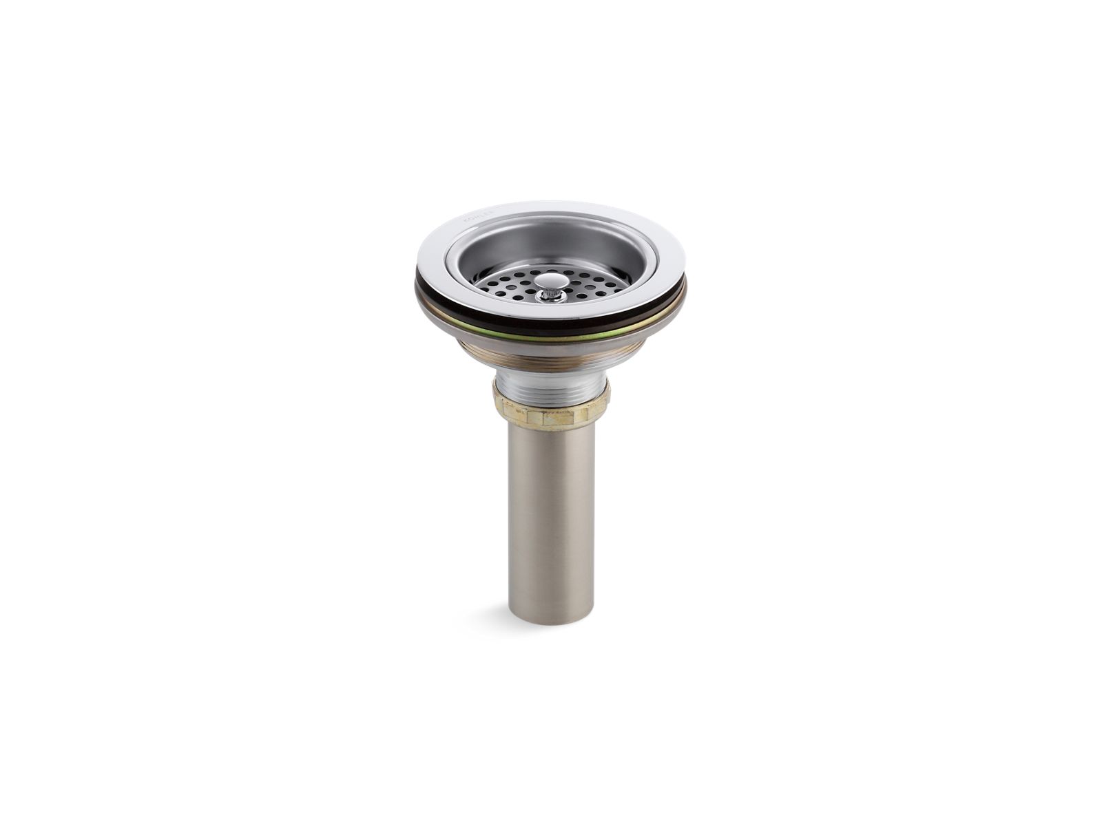 Duostrainer® Sink drain and strainer with tailpiece