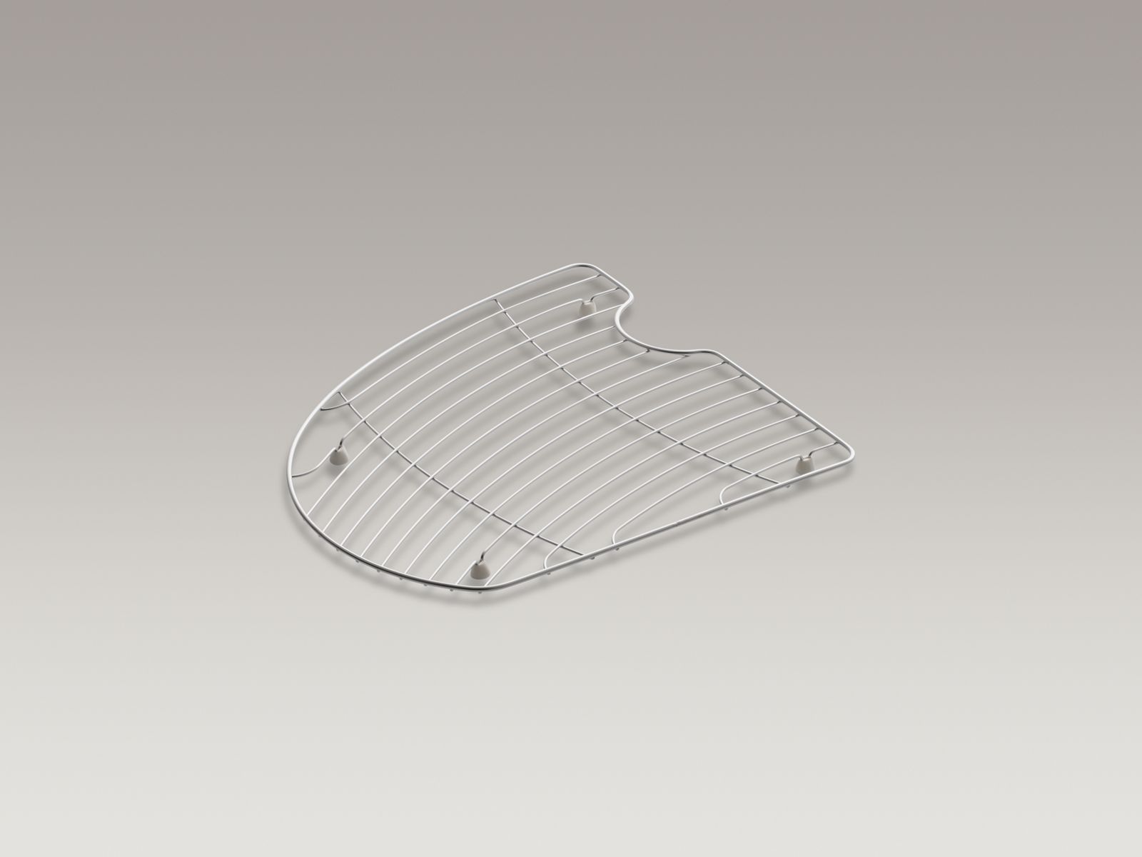 Undertone® Stainless steel sink rack for left bowl of K-3185 sink