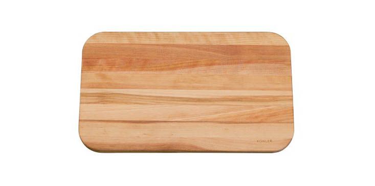 Efficiency(TM) hardwood cutting board, for use on efficiency sink