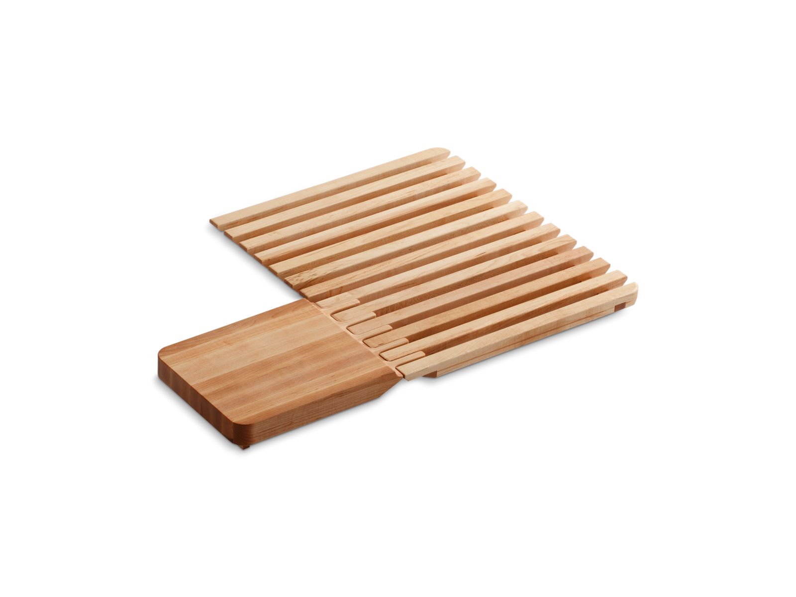 Epicurean™ Hardwood cutting board and drain board