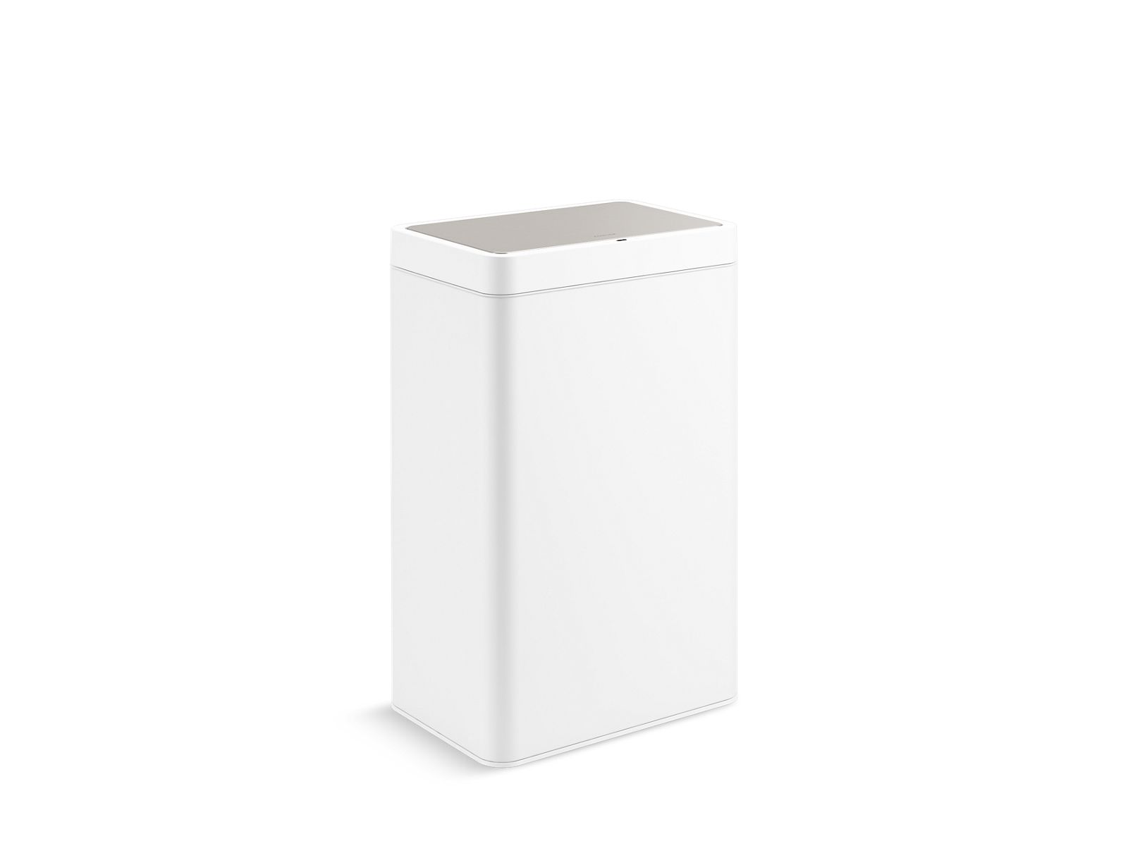 13-gallon touchless stainless steel trash can