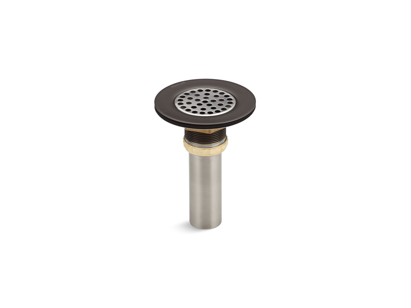 34076-brass-sink-drain-and-strainer-with-tailpiece-for-3-1-2-to-4-outlet-2.jpg Brass sink drain and strainer with tailpiece for 3-1/2" to 4" outlet