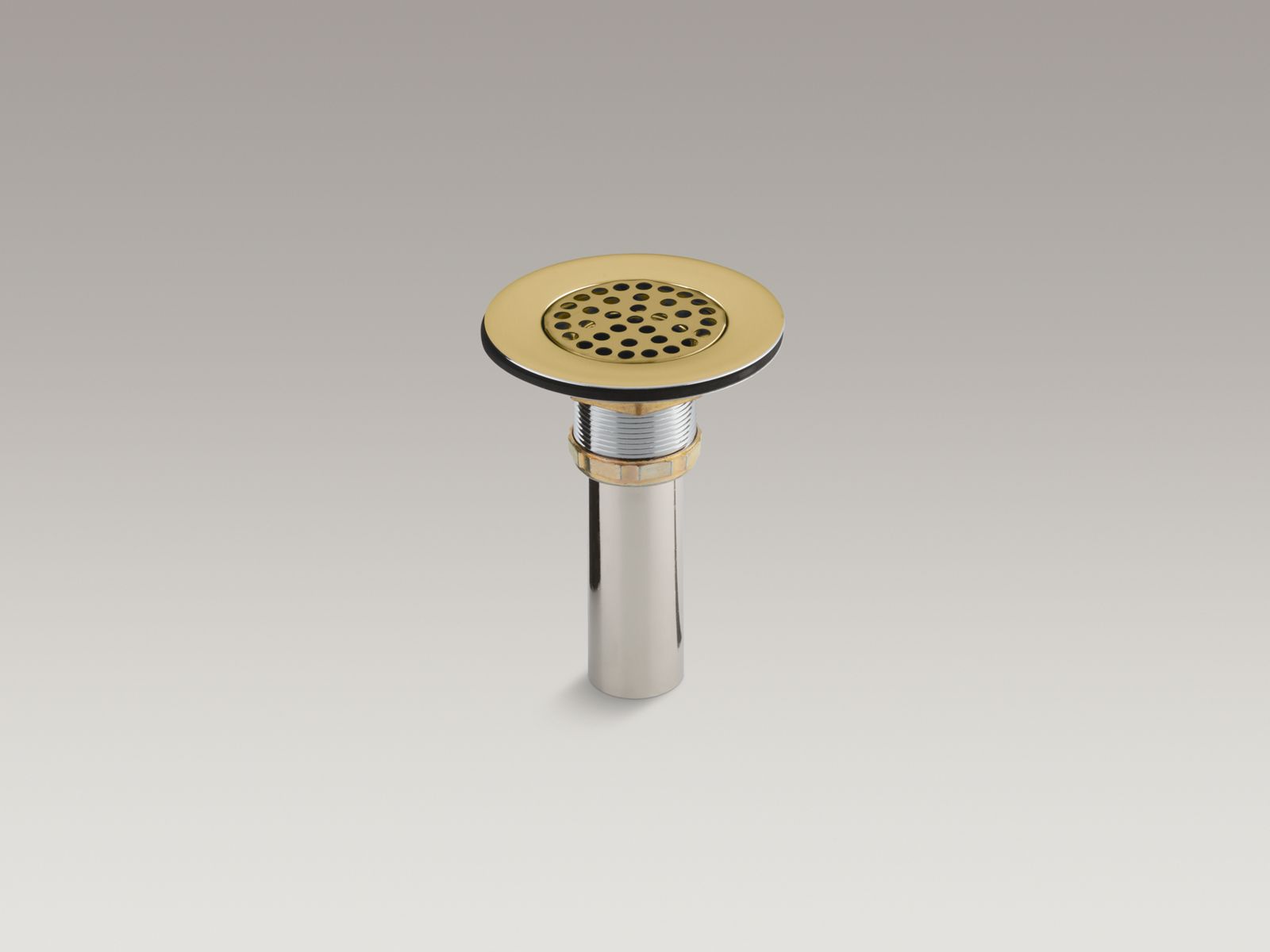 34076-brass-sink-drain-and-strainer-with-tailpiece-for-3-1-2-to-4-outlet-7.jpg Brass sink drain and strainer with tailpiece for 3-1/2" to 4" outlet