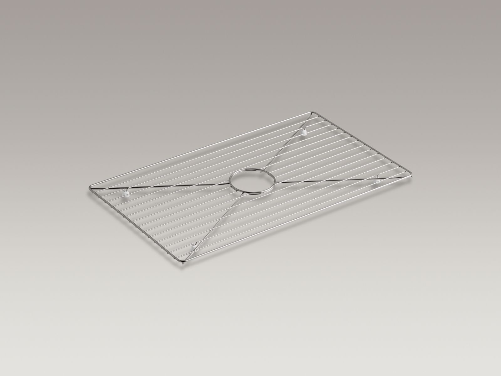 Swerve™ Stainless steel sink rack, 33" x 18"
