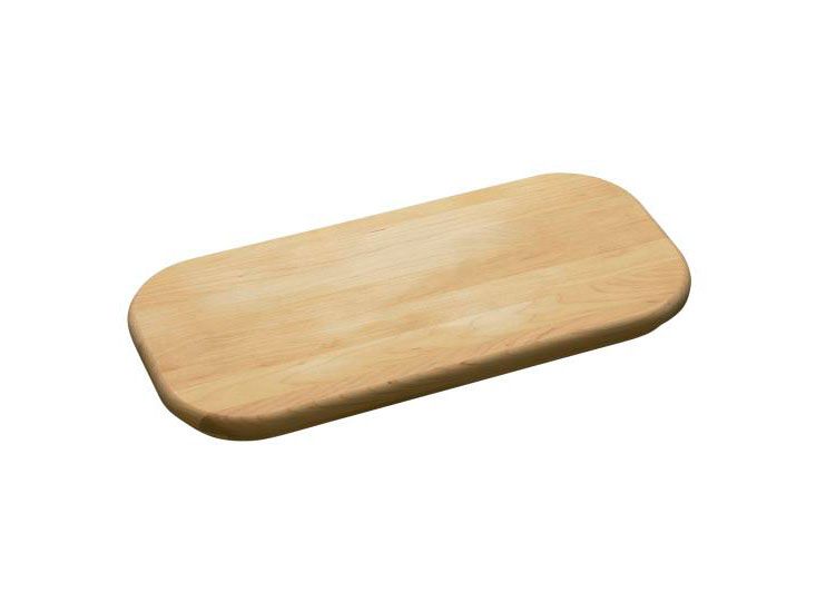 Staccato(TM) hardwood cutting board for entertainment sink