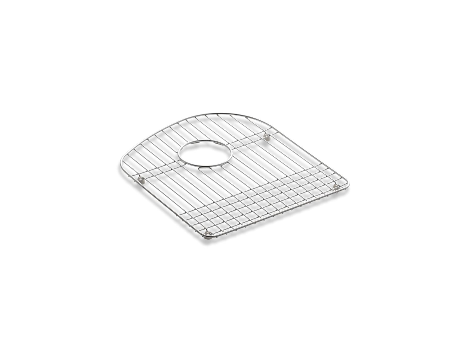 Woodfield® 13-3/4 x 15-3/4" stainless steel sink rack, for right bowl
