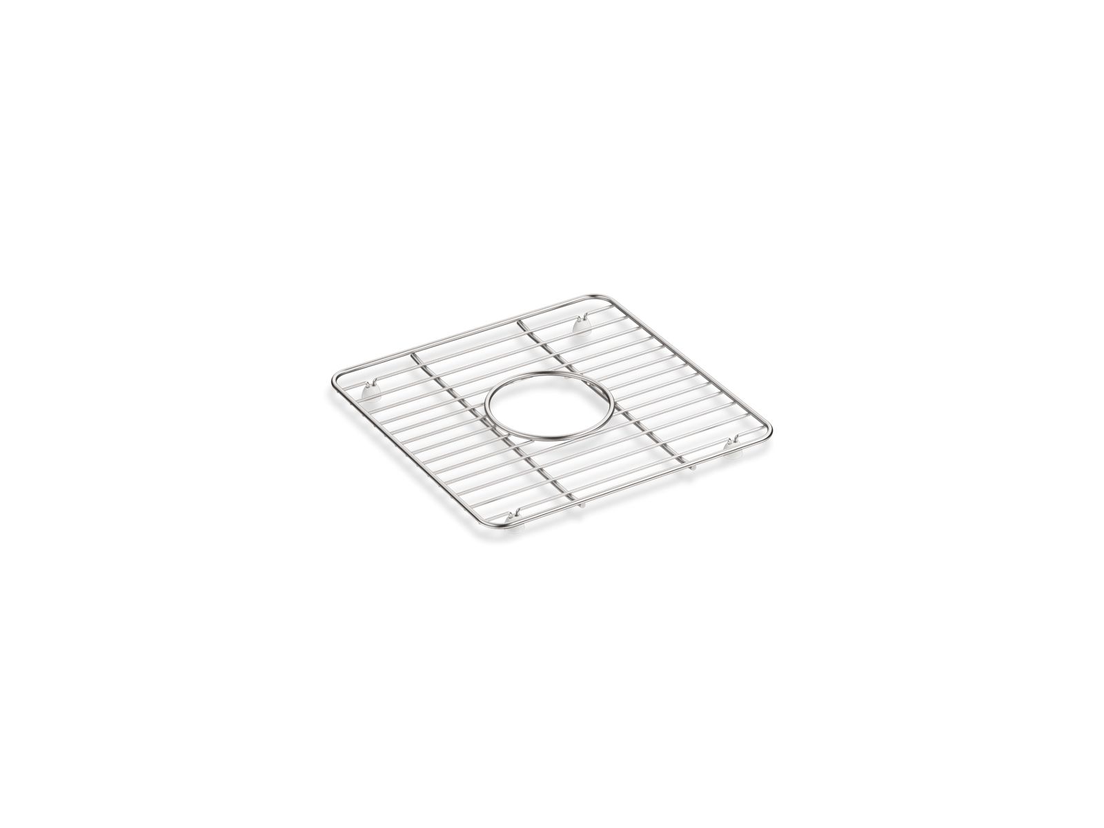 Cairn® Stainless steel sink rack, 11-3/16" x 11-3/16