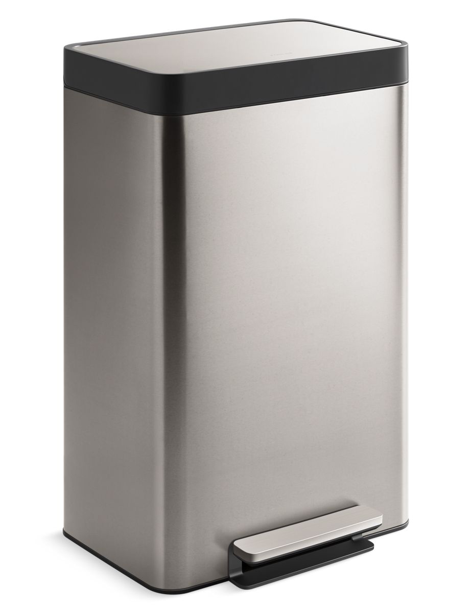 13-gallon stainless steel step can