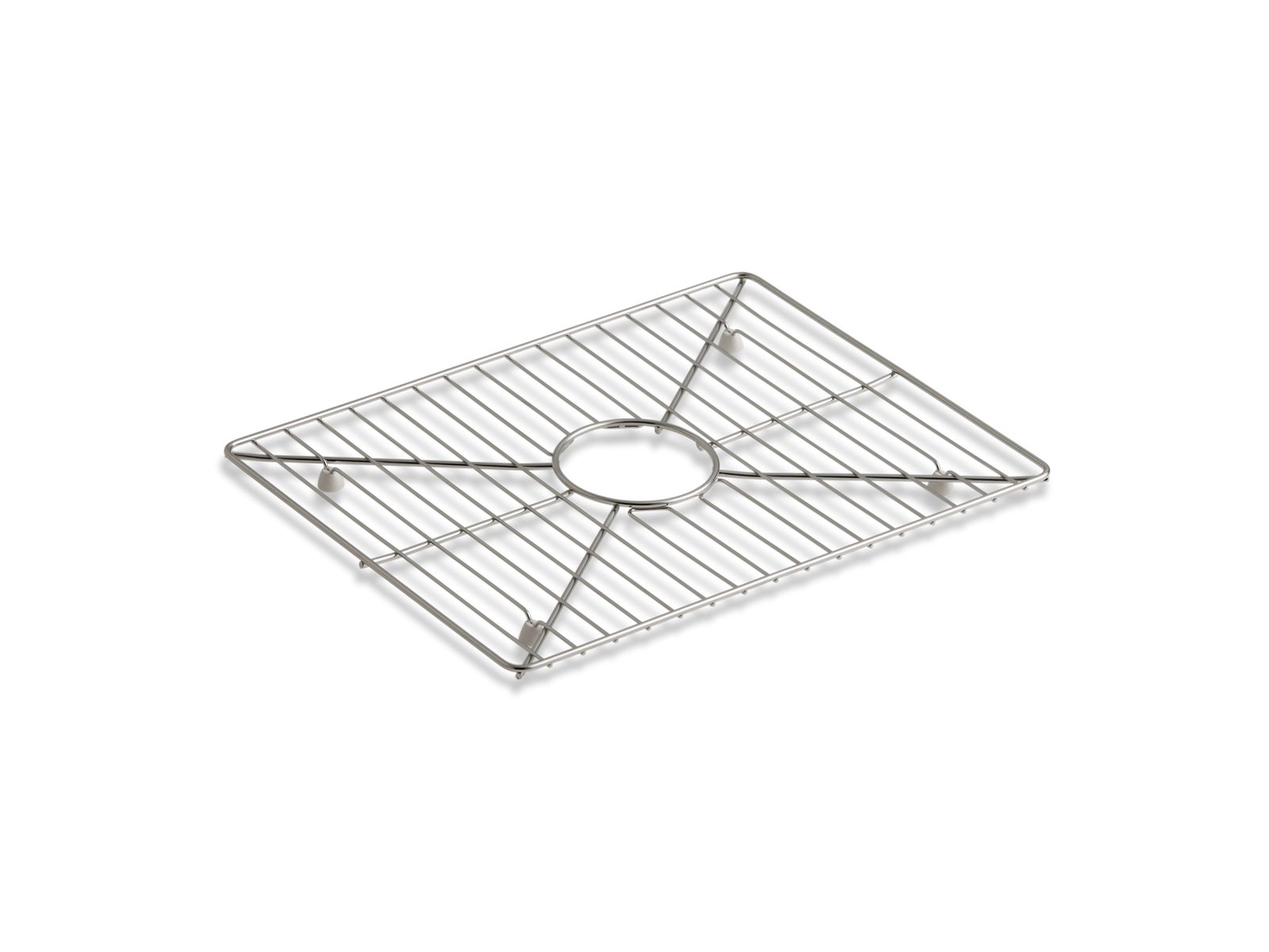 Poise® Stainless steel sink rack, 17-3/16" x 13-3/16