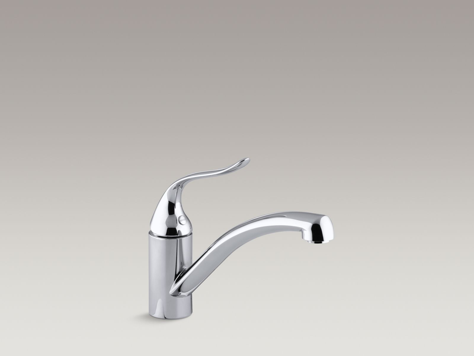 Coralais® Single-hole kitchen sink faucet with 9-1/4" spout and lever handle
