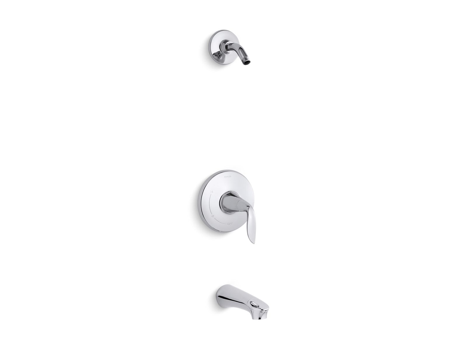 344-refinia-rite-temp-bath-and-shower-valve-trim-with-lever-handle-and-spout-less-showerhead-1.jpg Refinia® Rite-Temp® bath and shower valve trim with lever handle and spout, less showerhead