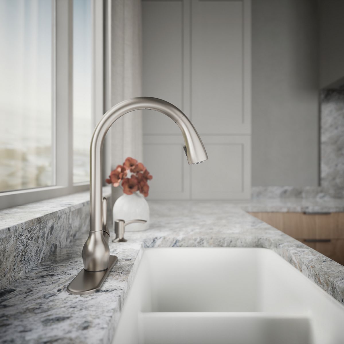 34415-barossa-touchless-pull-down-kitchen-faucet-with-soap-lotion-dispenser-7.jpg Barossa® Touchless pull-down kitchen faucet with soap/lotion dispenser