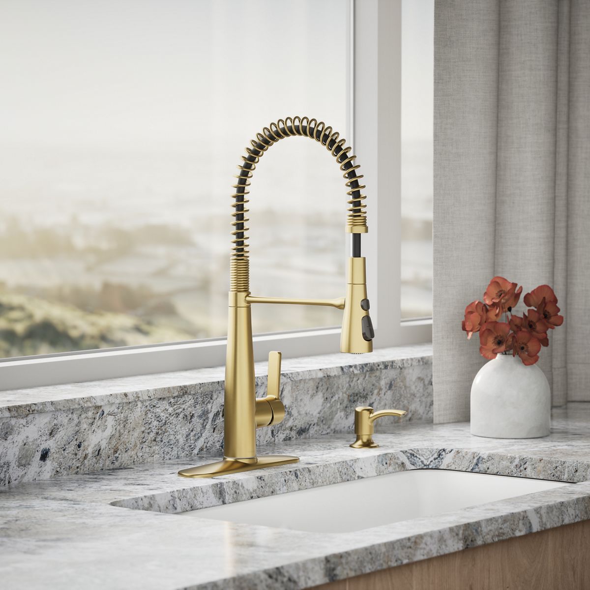 34430-semi-professional-kitchen-sink-faucet-with-soap-lotion-dispenser-3.jpg Semi-professional kitchen sink faucet with soap/lotion dispenser