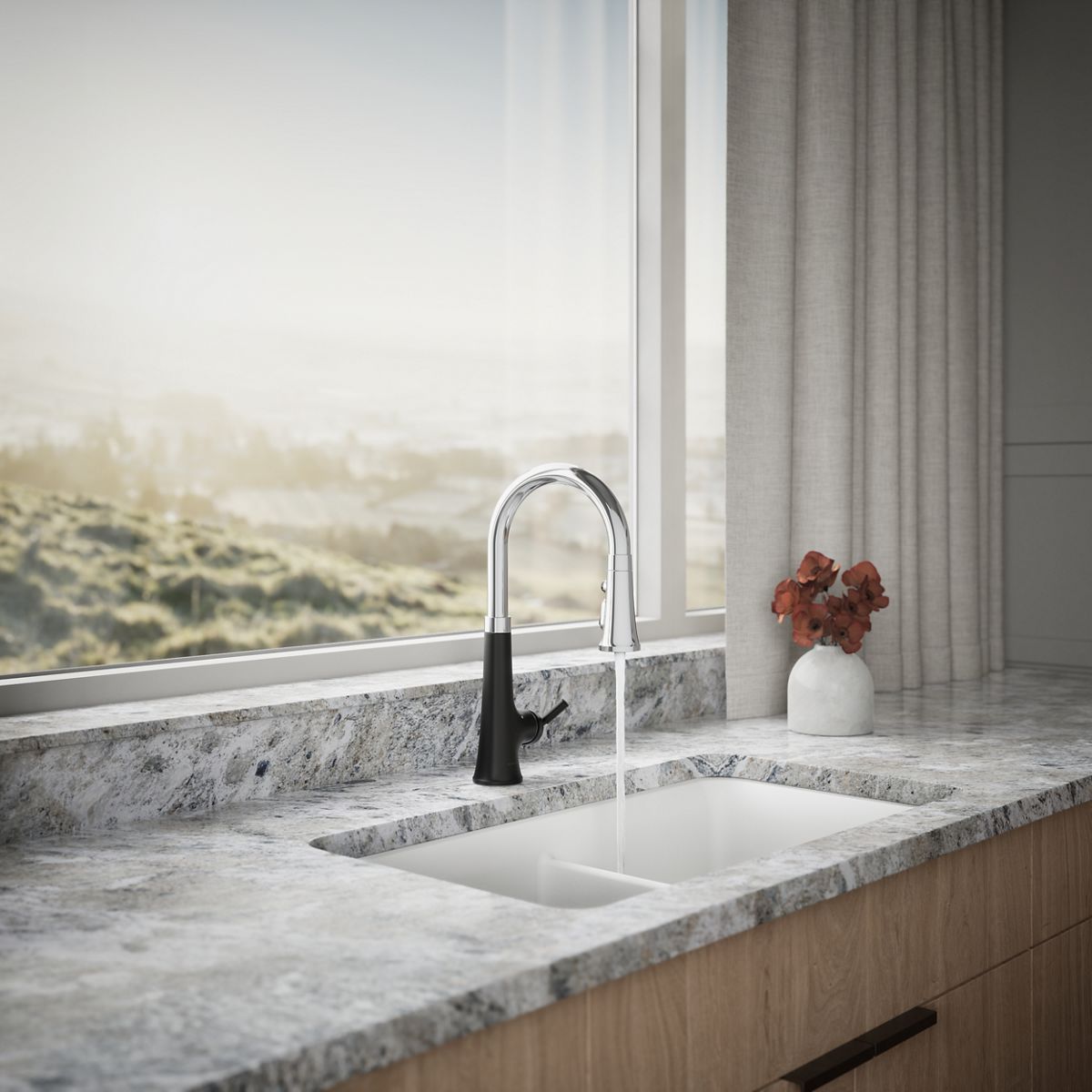 34440-tone-touchless-pull-down-kitchen-sink-faucet-with-three-function-sprayhead-23.jpg Tone® Touchless pull-down kitchen sink faucet with three-function sprayhead