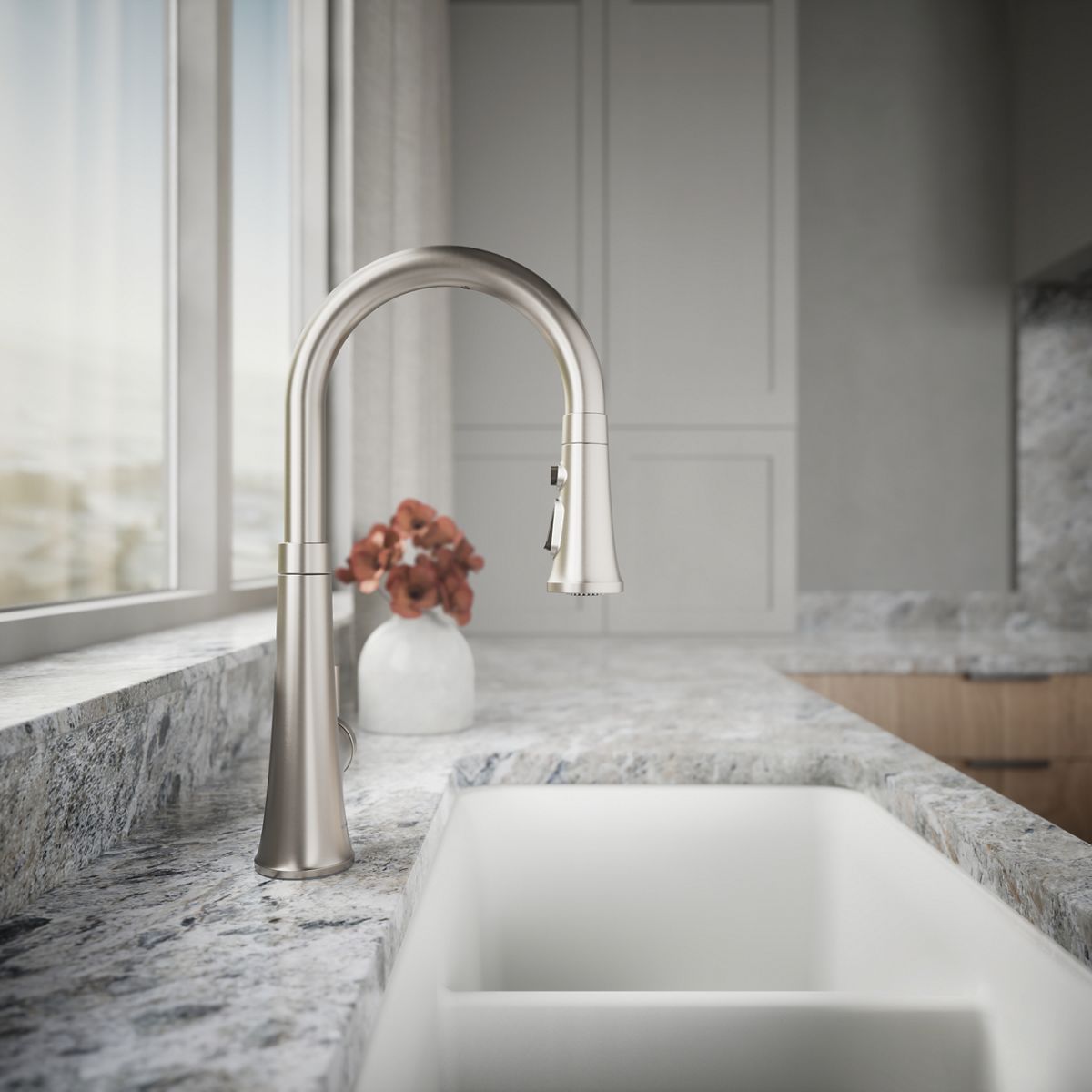 34440-tone-touchless-pull-down-kitchen-sink-faucet-with-three-function-sprayhead-42.jpg Tone® Touchless pull-down kitchen sink faucet with three-function sprayhead