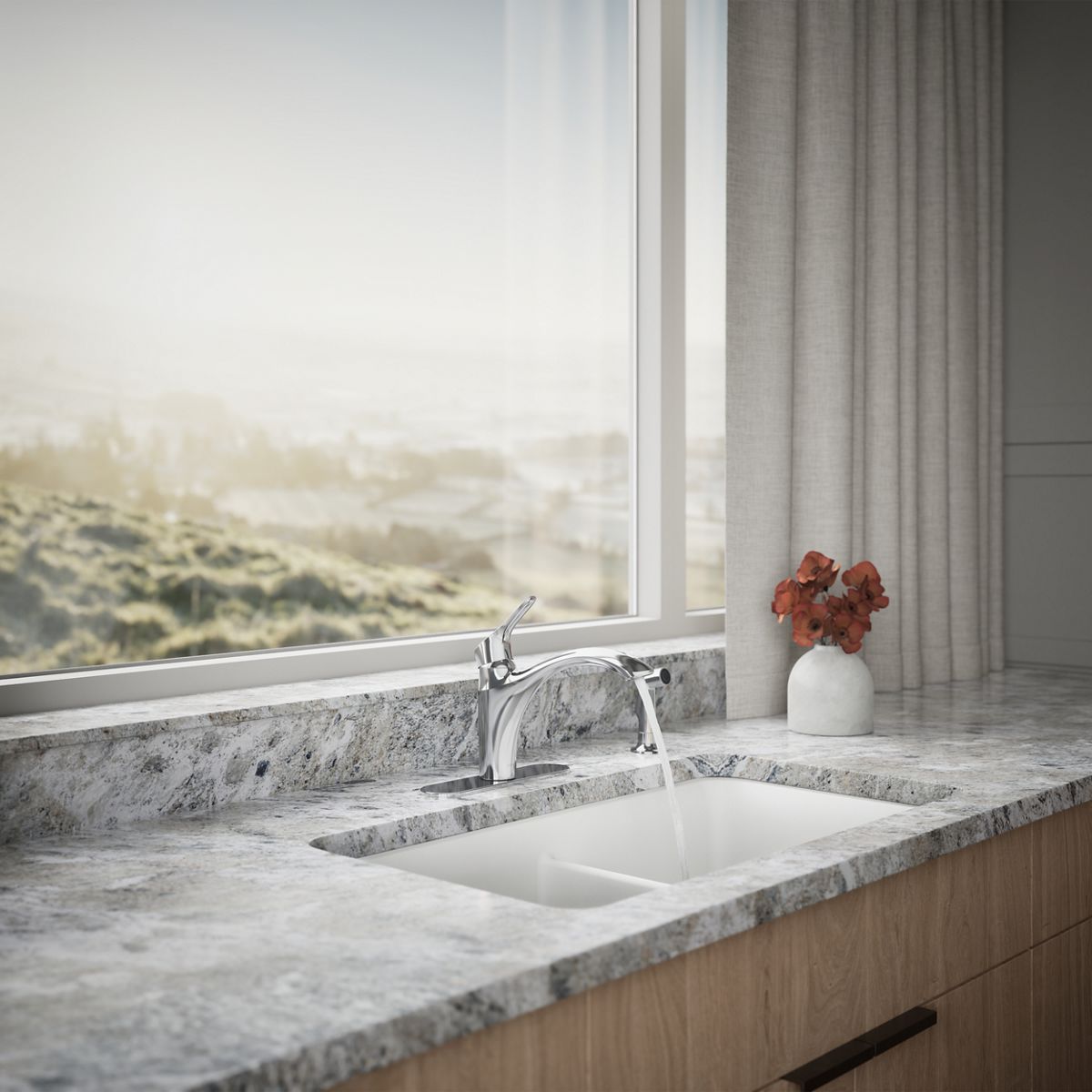 34465-rival-single-handle-kitchen-sink-faucet-with-side-sprayer-10.jpg Rival® Single-handle kitchen sink faucet with side sprayer