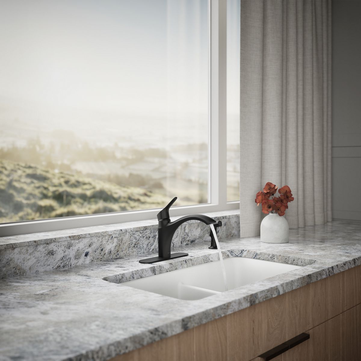34465-rival-single-handle-kitchen-sink-faucet-with-side-sprayer-12.jpg Rival® Single-handle kitchen sink faucet with side sprayer