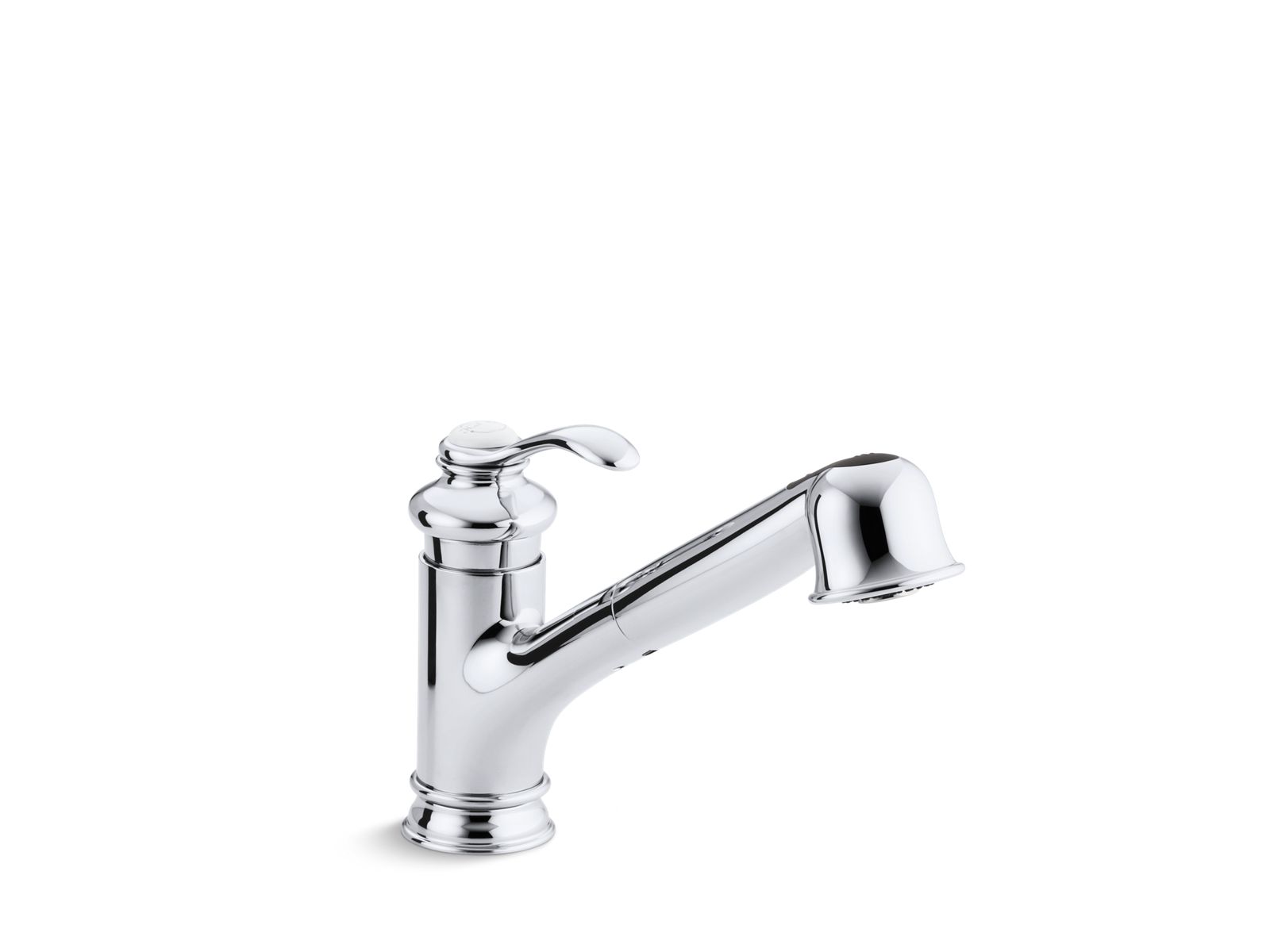 Fairfax® Single-hole or three-hole kitchen sink faucet with 9" pull-out spout