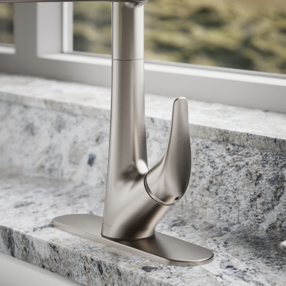 34570-arise-pull-down-kitchen-sink-faucet-with-two-function-sprayhead-12.jpg Arise® Pull-down kitchen sink faucet with two-function sprayhead