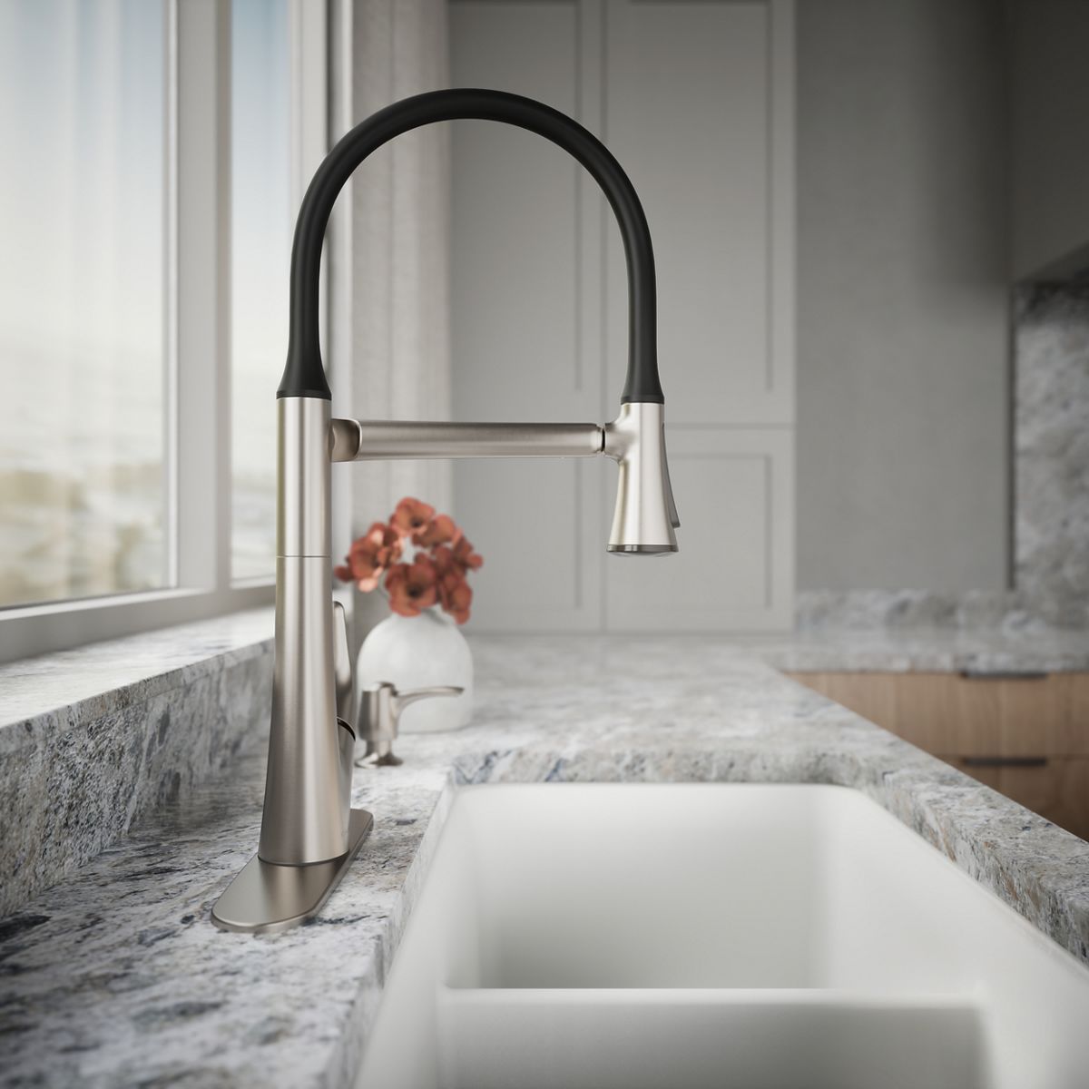 34570-arise-pull-down-kitchen-sink-faucet-with-two-function-sprayhead-14.jpg Arise® Pull-down kitchen sink faucet with two-function sprayhead