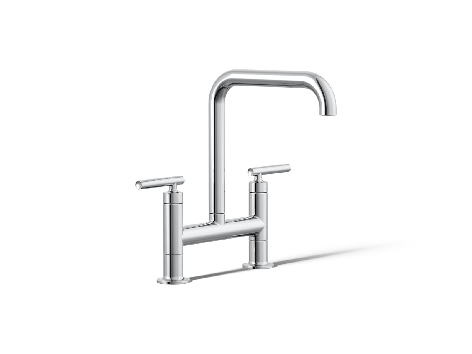 34609-purist-two-hole-bridge-kitchen-sink-faucet-1.jpg Purist® Two-hole bridge kitchen sink faucet