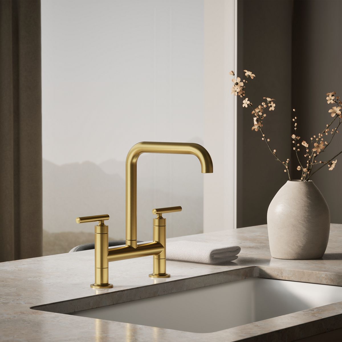34609-purist-two-hole-bridge-kitchen-sink-faucet-13.jpg Purist® Two-hole bridge kitchen sink faucet