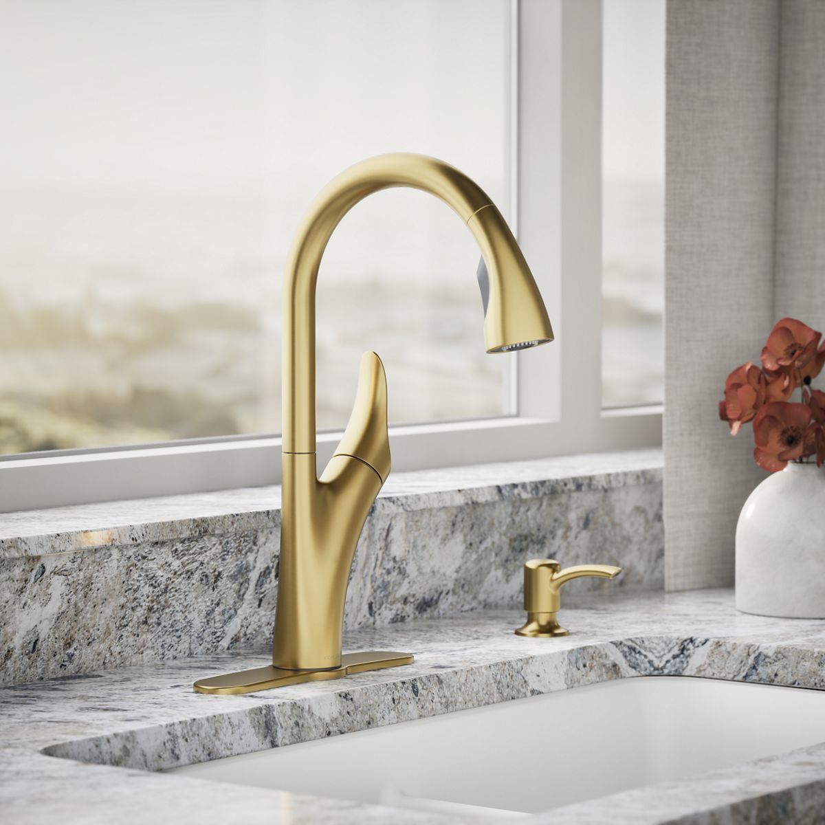 34632-touchless-pull-down-kitchen-faucet-with-soap-lotion-dispenser-5.jpg Touchless pull-down kitchen faucet with soap/lotion dispenser
