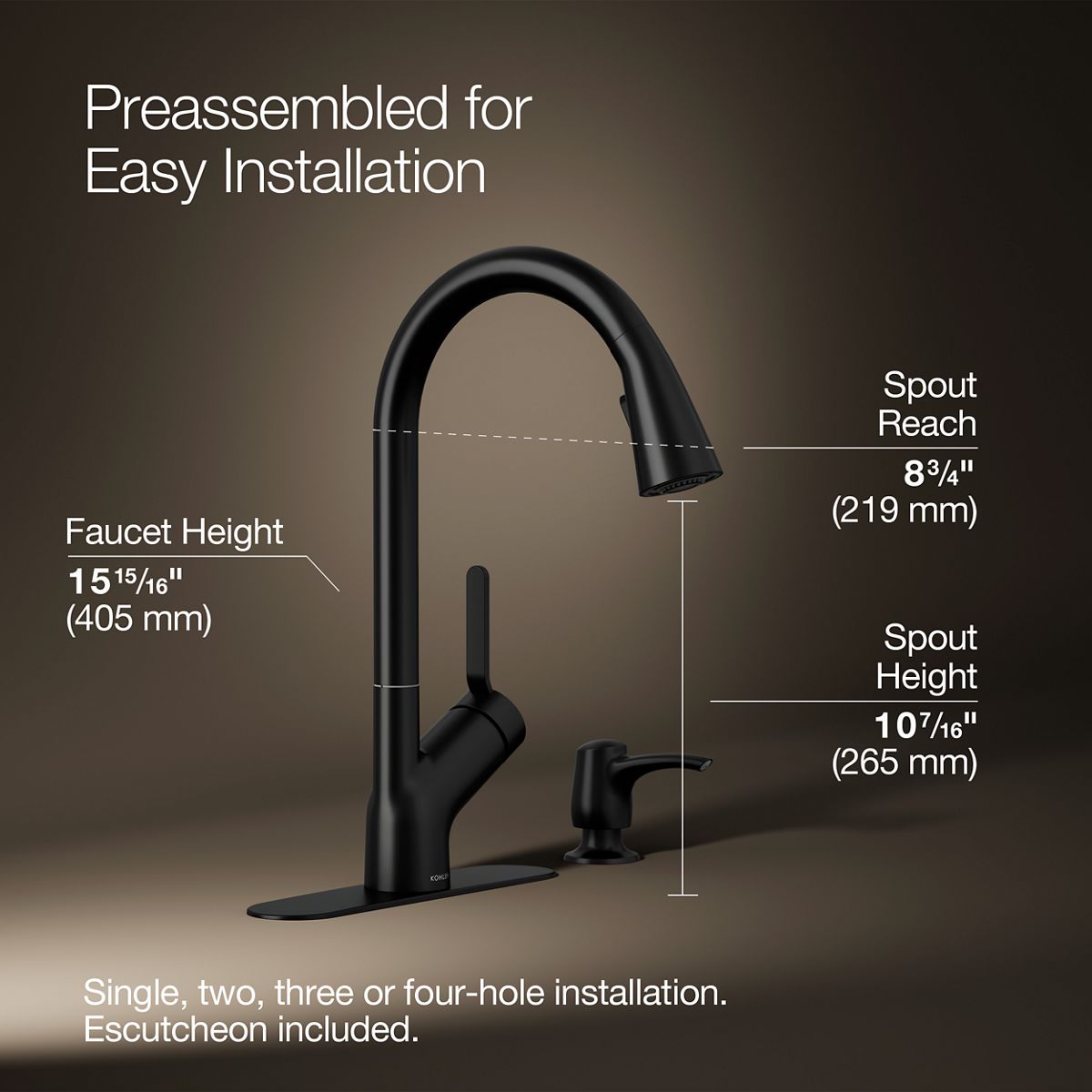 34708-setra-pull-down-kitchen-faucet-with-soap-lotion-dispenser-11.jpg Setra® Pull-down kitchen faucet with soap/lotion dispenser