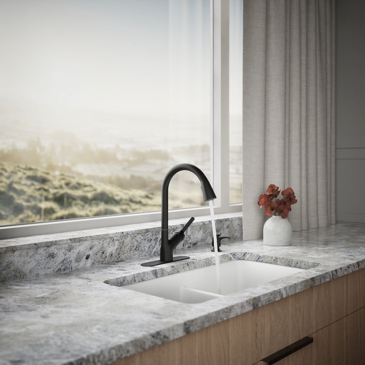 34708-setra-pull-down-kitchen-faucet-with-soap-lotion-dispenser-15.jpg Setra® Pull-down kitchen faucet with soap/lotion dispenser