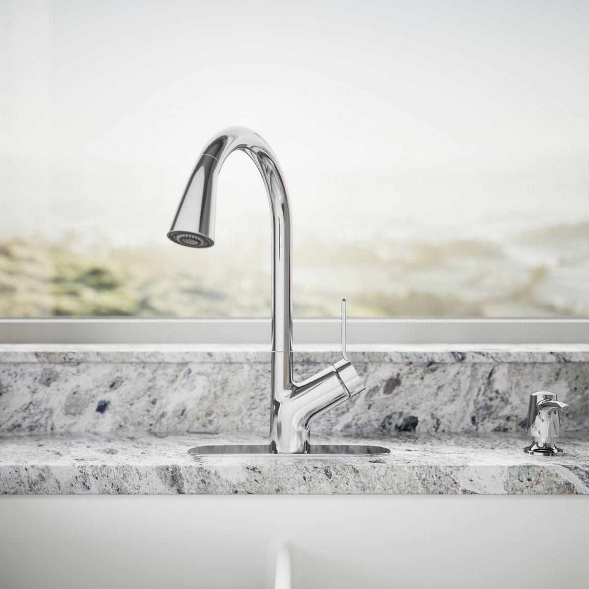 34708-setra-pull-down-kitchen-faucet-with-soap-lotion-dispenser-17.jpg Setra® Pull-down kitchen faucet with soap/lotion dispenser