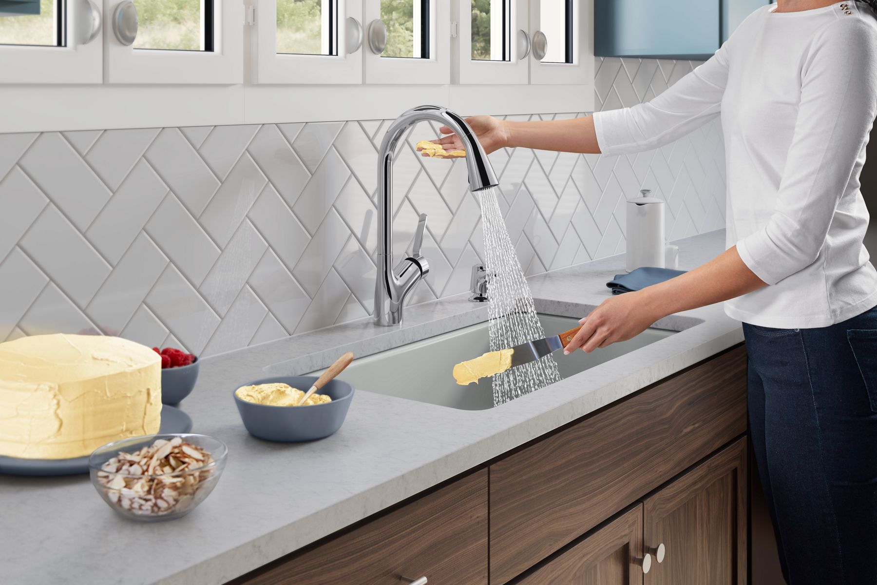 34722-setra-kitchen-faucet-with-kohler-konnect-and-voice-activated-technology-with-soap-lotion-dispenser-4.jpg Setra® Kitchen faucet with KOHLER® Konnect™ and voice-activated technology with soap/lotion dispenser