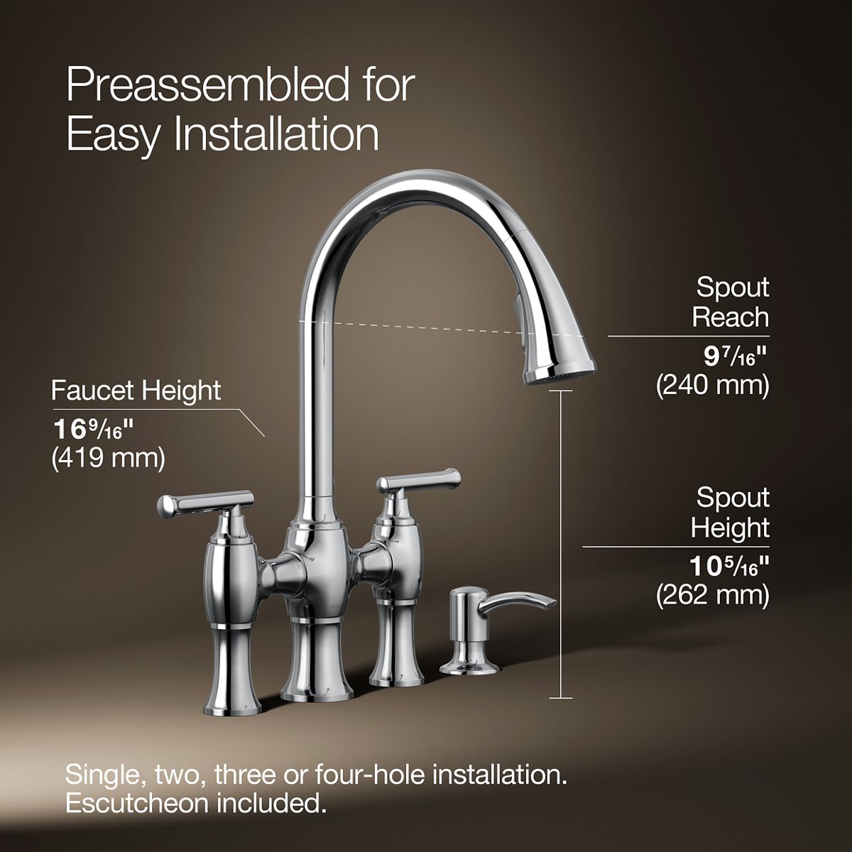 34739-oresund-single-hole-bridge-kitchen-sink-faucet-with-two-function-sprayhead-10.jpg Oresund® Single-hole bridge kitchen sink faucet with two-function sprayhead