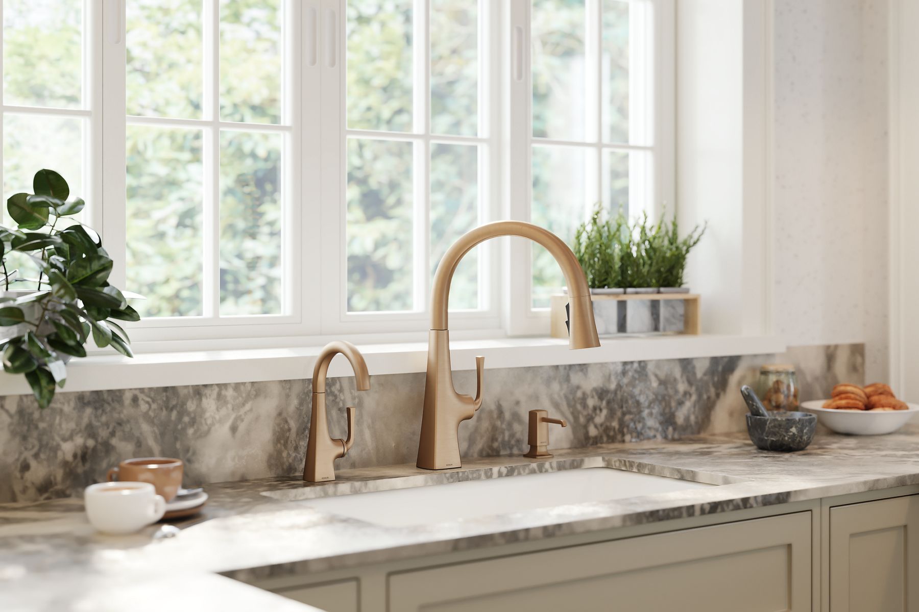 34746-graze-touchless-pull-down-kitchen-sink-faucet-with-three-function-sprayhead-17.jpg Graze® Touchless pull-down kitchen sink faucet with three-function sprayhead