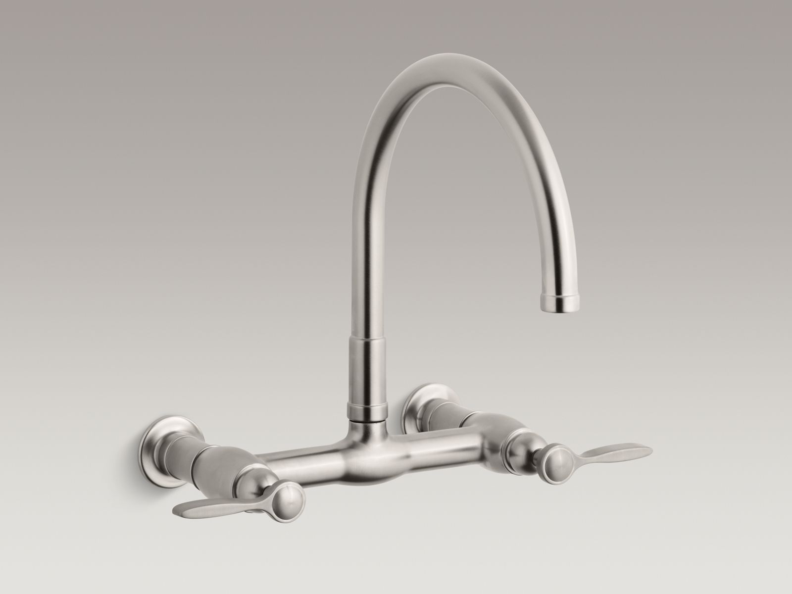 34760-parq-r-two-hole-wall-mount-bridge-kitchen-sink-faucet-with-12-9-16-gooseneck-spout-and-lever-handles-5.jpg Parq(R) two-hole wall-mount bridge kitchen sink faucet with 12-9/16" gooseneck spout and lever handles