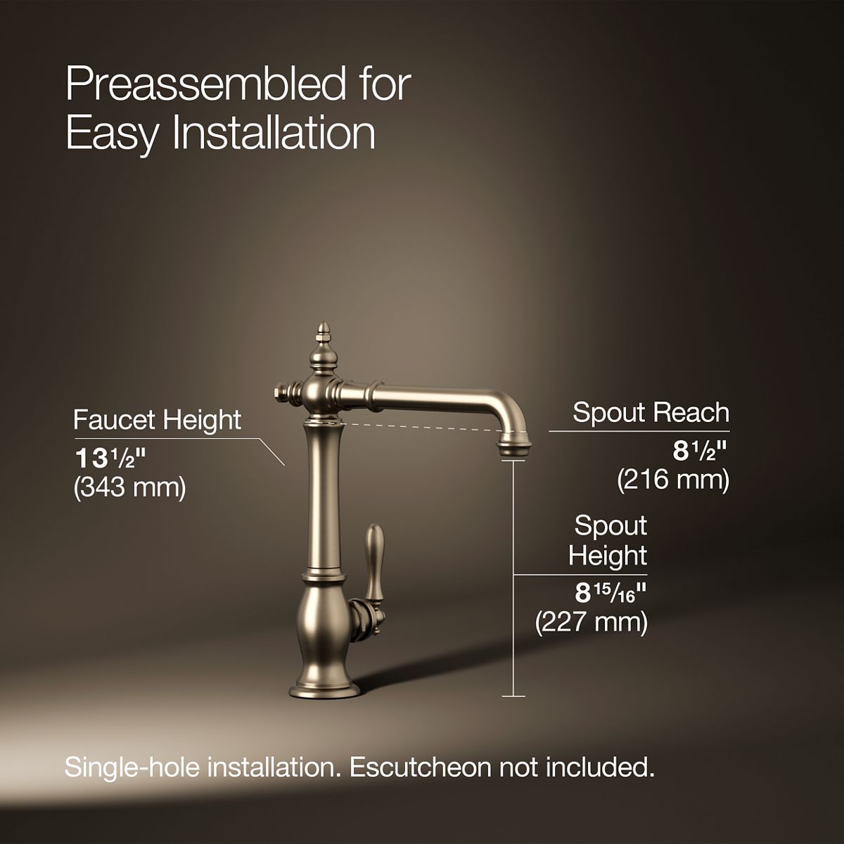 34807-artifacts-single-handle-kitchen-sink-faucet-22.jpg Artifacts® Single-handle kitchen sink faucet
