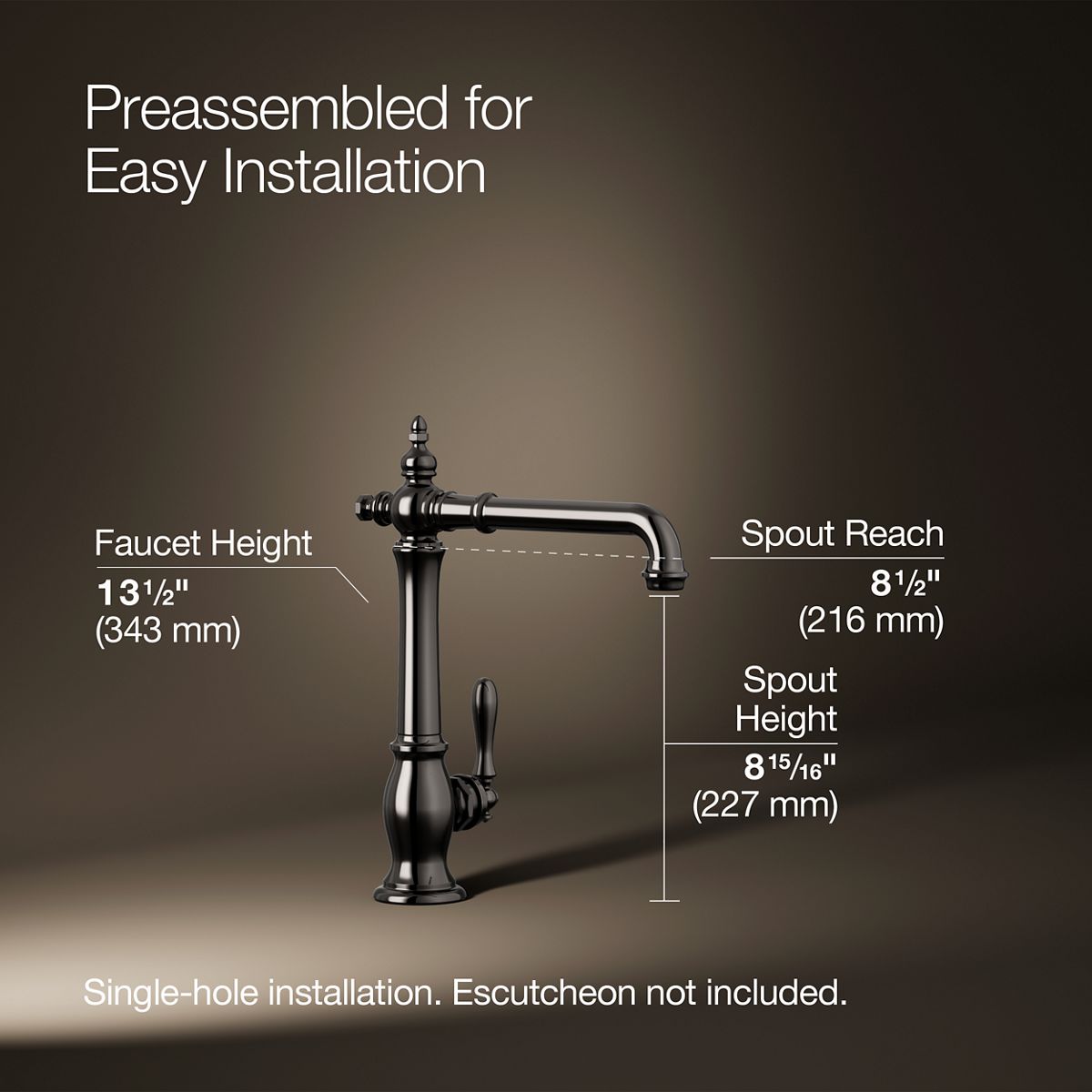 34807-artifacts-single-handle-kitchen-sink-faucet-23.jpg Artifacts® Single-handle kitchen sink faucet