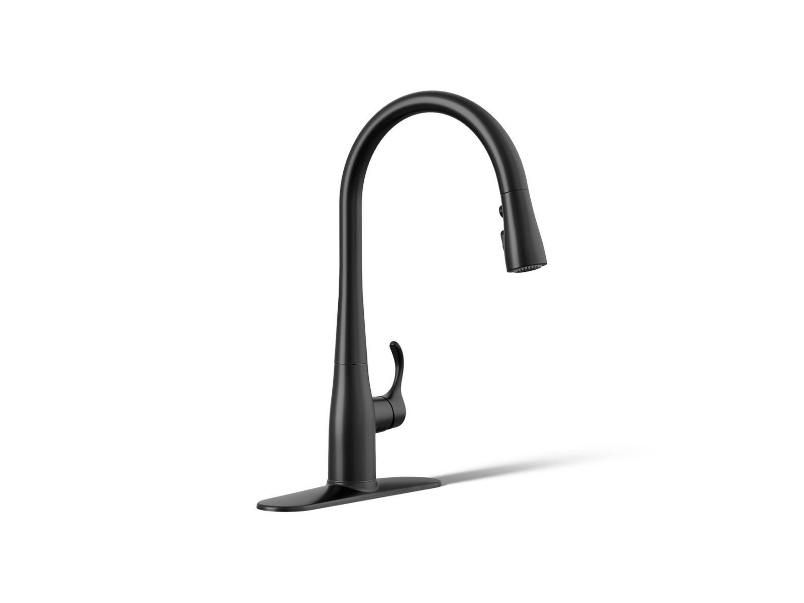 34818-simplice-pull-down-kitchen-sink-faucet-with-three-function-sprayhead-2.jpg Simplice® Pull-down kitchen sink faucet with three-function sprayhead