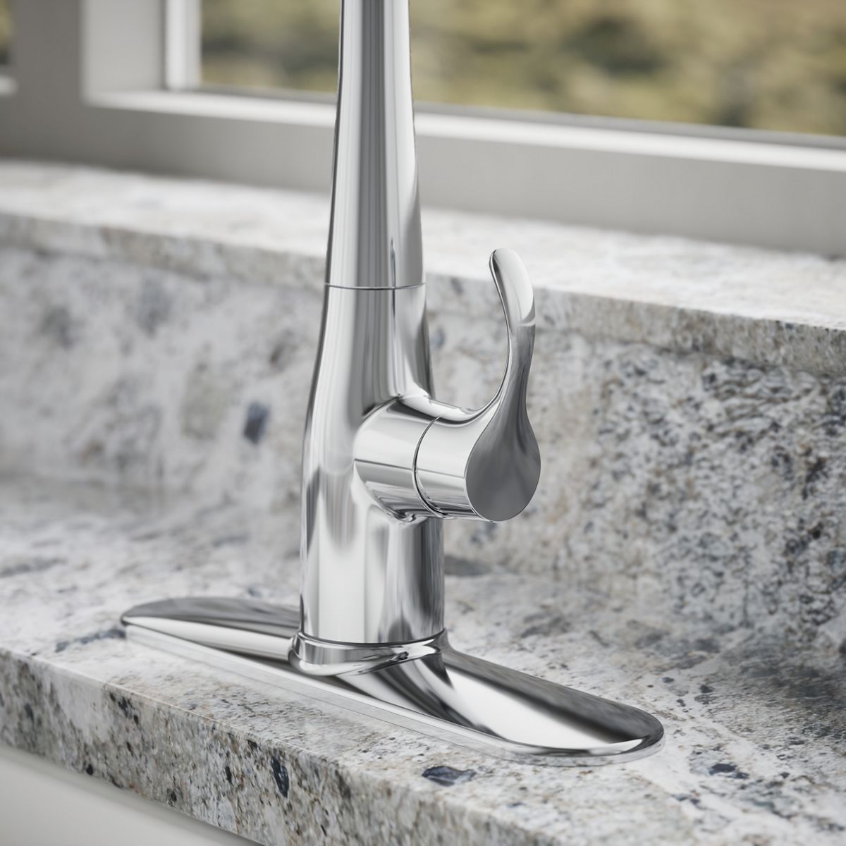 34818-simplice-pull-down-kitchen-sink-faucet-with-three-function-sprayhead-21.jpg Simplice® Pull-down kitchen sink faucet with three-function sprayhead