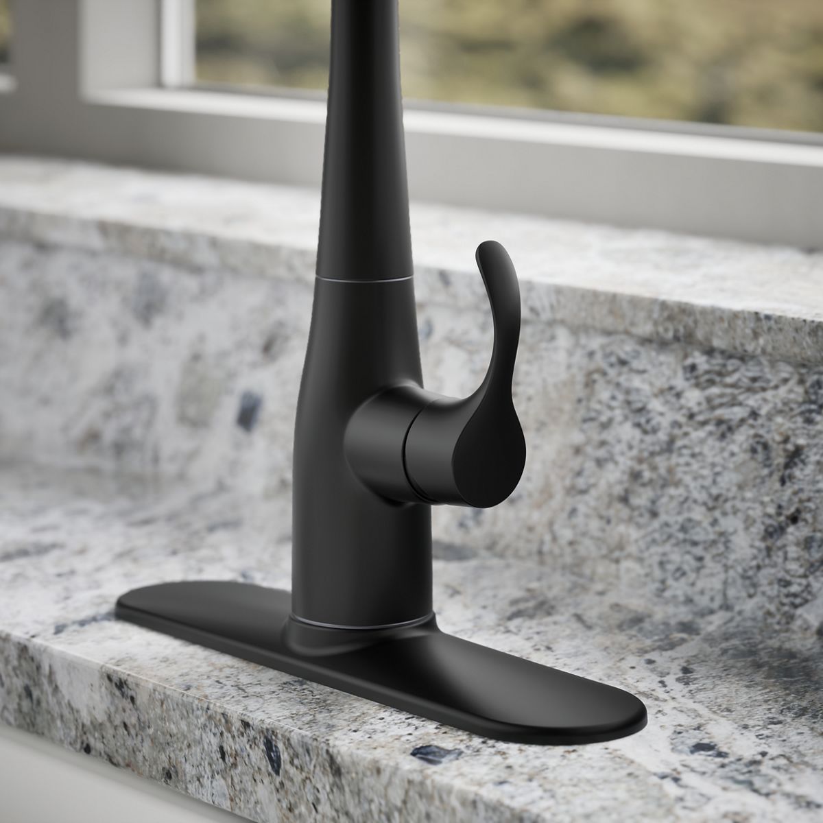 34818-simplice-pull-down-kitchen-sink-faucet-with-three-function-sprayhead-22.jpg Simplice® Pull-down kitchen sink faucet with three-function sprayhead