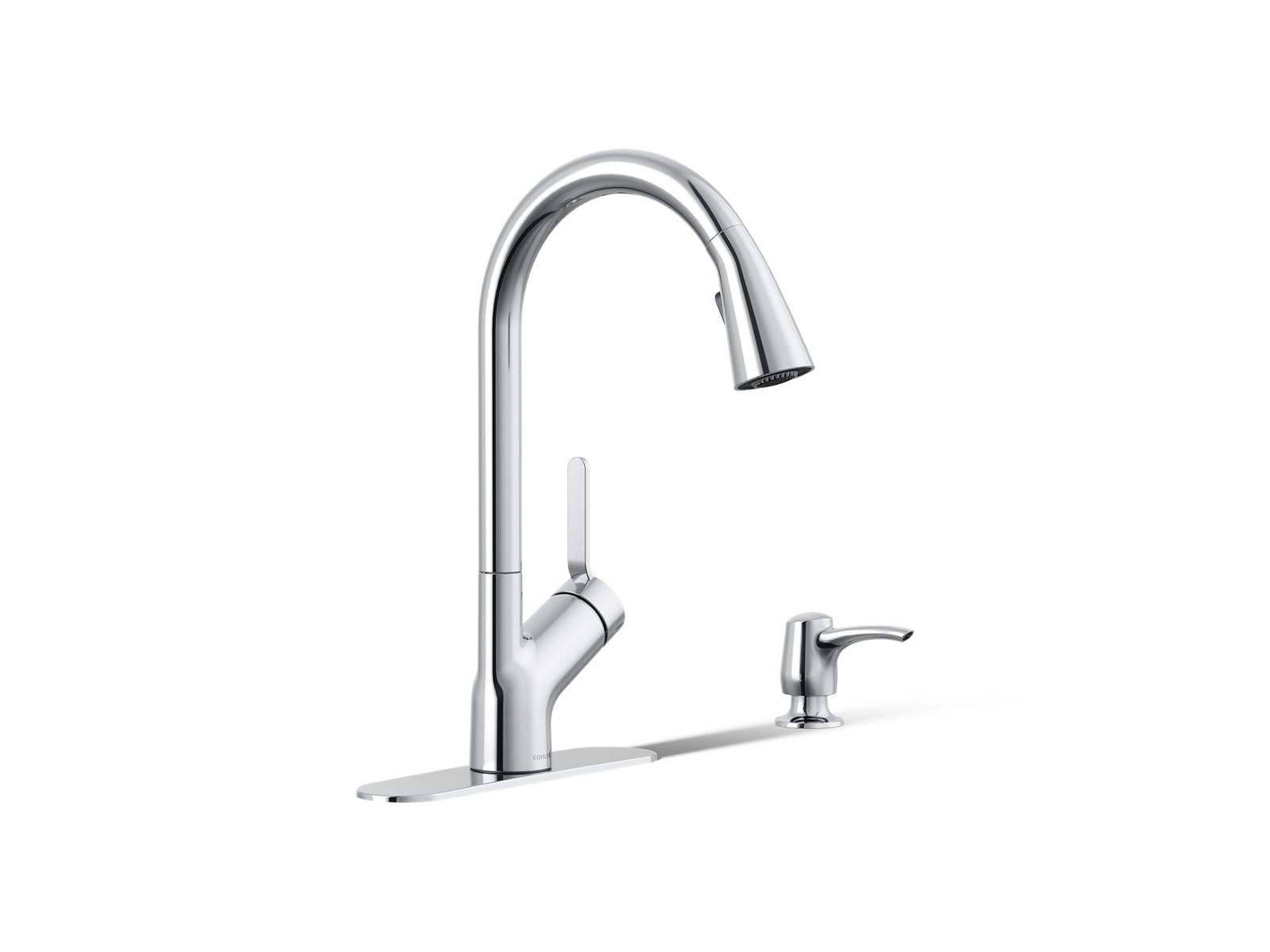 34842-setra-touchless-pull-down-kitchen-faucet-with-soap-lotion-dispenser-1.jpg Setra® Touchless pull-down kitchen faucet with soap/lotion dispenser