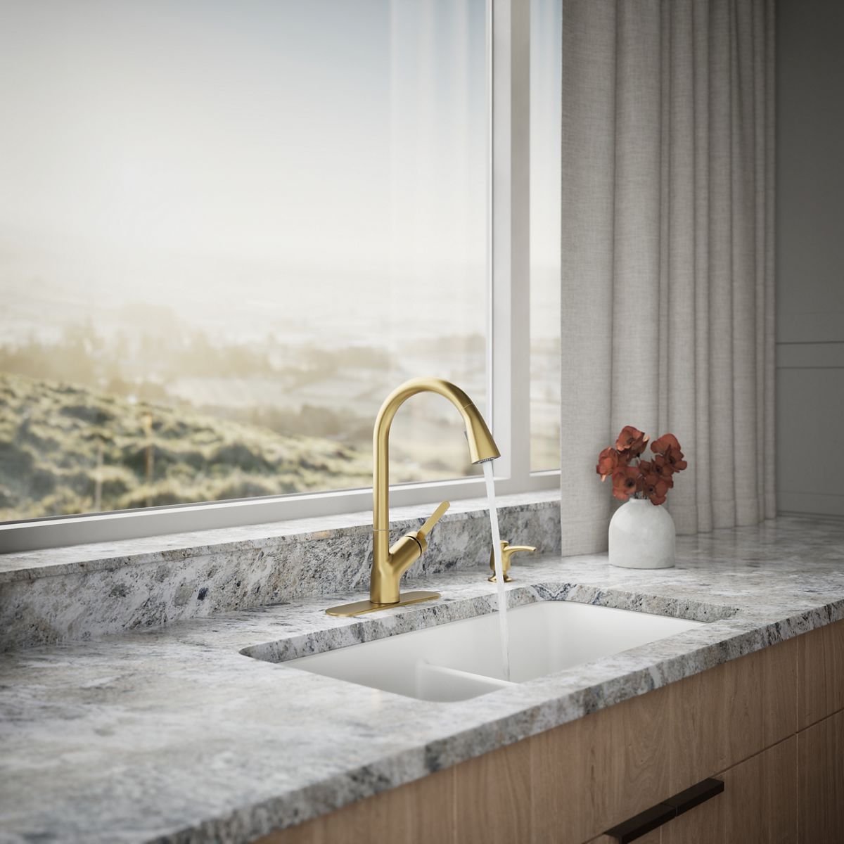 34842-setra-touchless-pull-down-kitchen-faucet-with-soap-lotion-dispenser-16.jpg Setra® Touchless pull-down kitchen faucet with soap/lotion dispenser