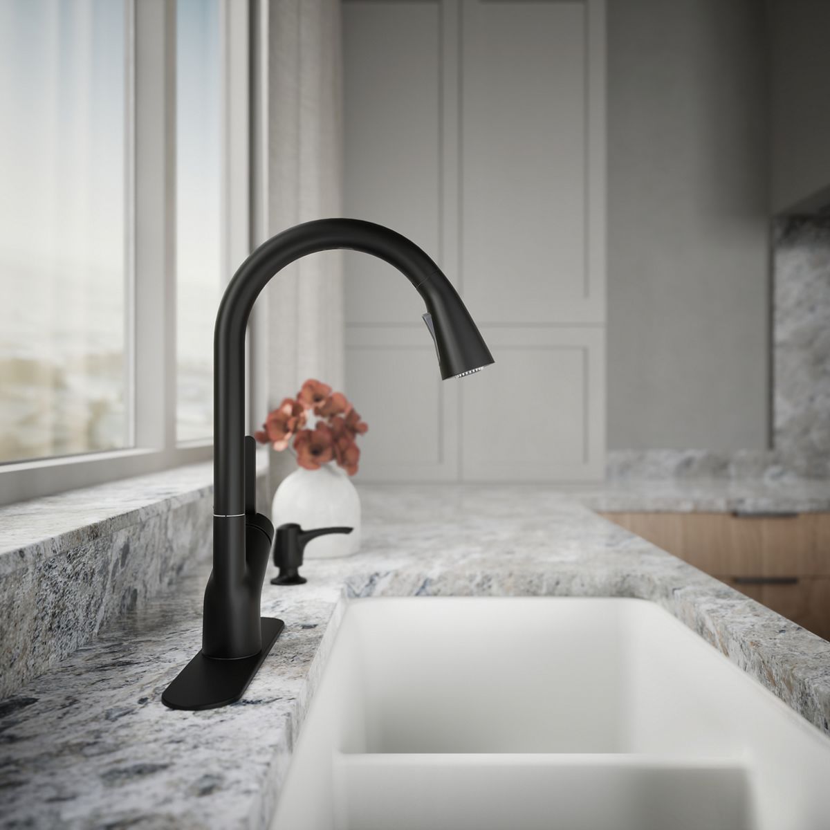 34842-setra-touchless-pull-down-kitchen-faucet-with-soap-lotion-dispenser-26.jpg Setra® Touchless pull-down kitchen faucet with soap/lotion dispenser
