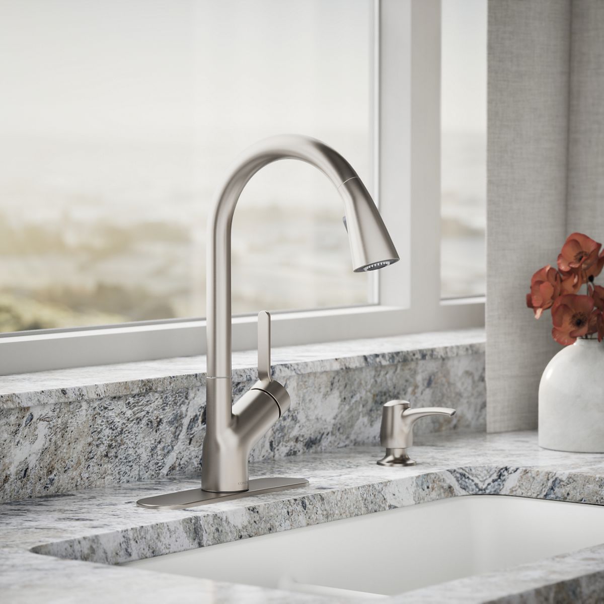 34842-setra-touchless-pull-down-kitchen-faucet-with-soap-lotion-dispenser-7.jpg Setra® Touchless pull-down kitchen faucet with soap/lotion dispenser