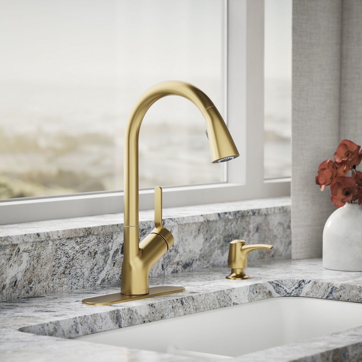 34842-setra-touchless-pull-down-kitchen-faucet-with-soap-lotion-dispenser-8.jpg Setra® Touchless pull-down kitchen faucet with soap/lotion dispenser